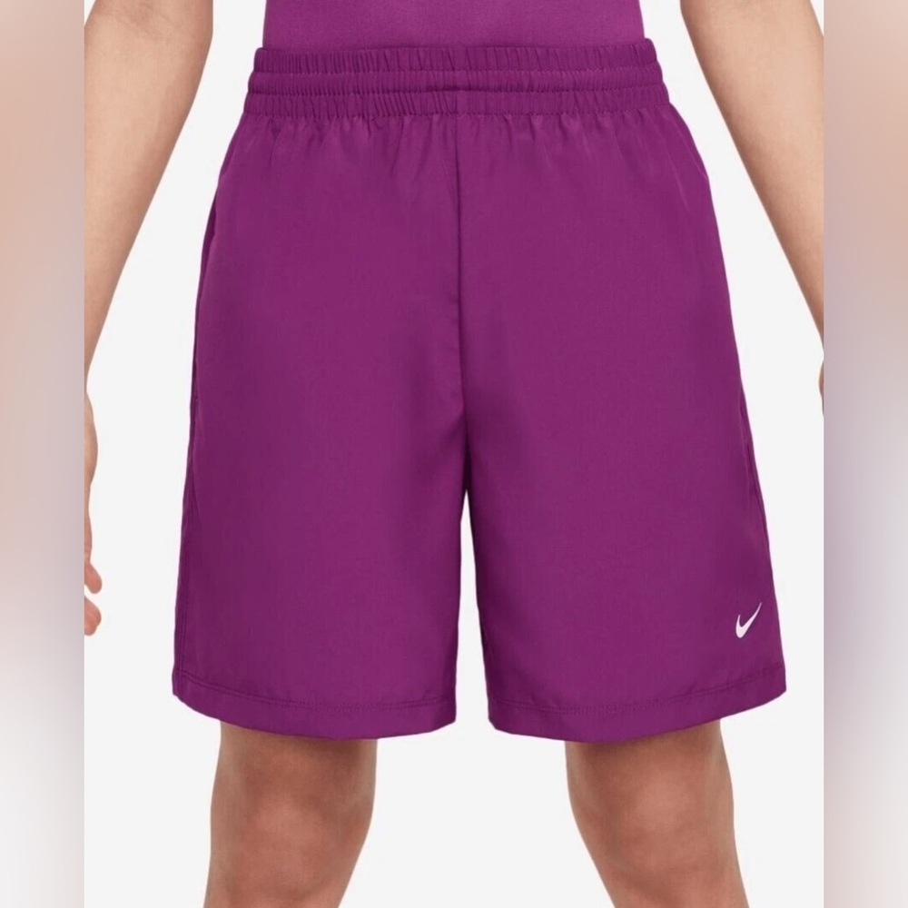 Nike Kids Dri-FIT Woven Shorts XL  -Purple-